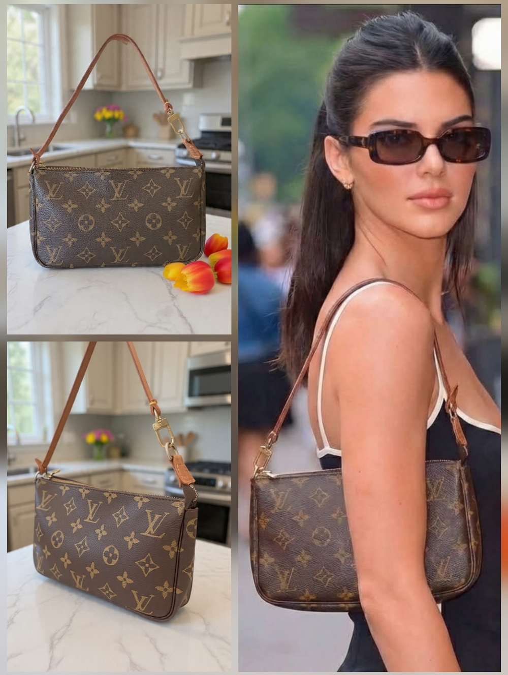 Louis Vuitton Pochette Accessoires Monogram Vintage 2001 ✨